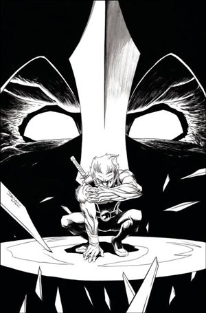 Thundercats (2024) issue 11-T Declan Shalvey B&W 1:15 Virgin Cardstock Cover