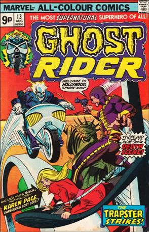 Ghost Rider (1973) issue 13-B UK Price Cover