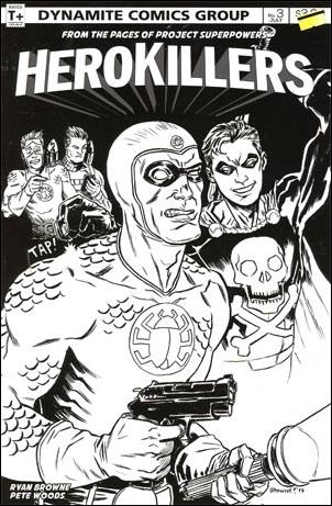 Project Superpowers: Hero Killers issue 3-C Ryan Browne 1:10 B&W Cover