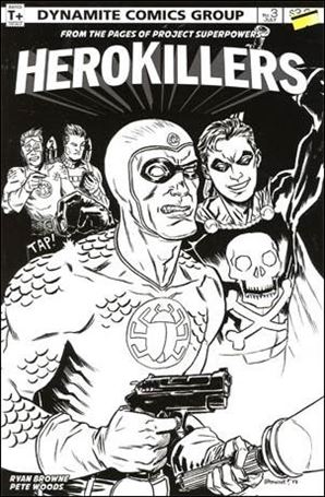 Project Superpowers: Hero Killers issue 3-C Ryan Browne 1:10 B&W Cover