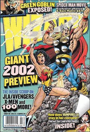 Wizard: The Comics Magazine issue 125-B George Perez Wonder Woman & Thor Cover