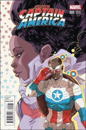 All-New Captain America issue 5-B Marguerite Sauvage Women of Marvel Cover