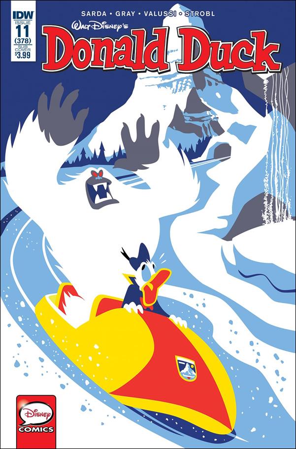 Donald Duck issue 11-B John Loter Subscription Cover