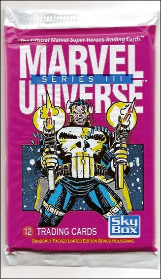 Marvel Universe: Series 3 card 2-C Sealed Pack (Punisher Wrapper)
