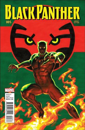 Black Panther (2016) issue 5-F Greg Hildebrandt Cover