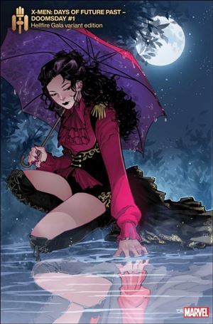 X-Men: Days of Future Past – Doomsday issue 1-D Erica D'Urso Hellfire Gala Cover