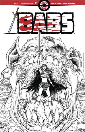 Babs issue 1-D Chris Burnham 1:4 Line Art Cover