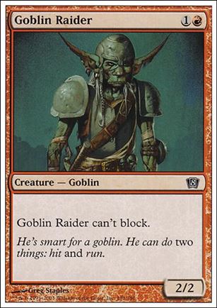 Magic the Gathering: 8th Edition (Base Set) card 191 Goblin Raider