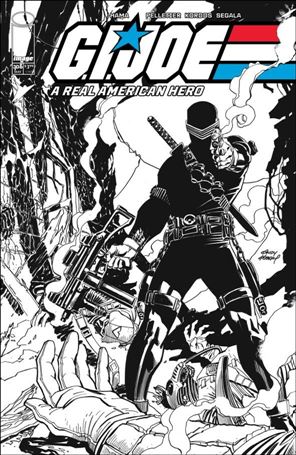 G.I. Joe: A Real American Hero (2023) issue 306-B Andy Kubert Black and White Cover
