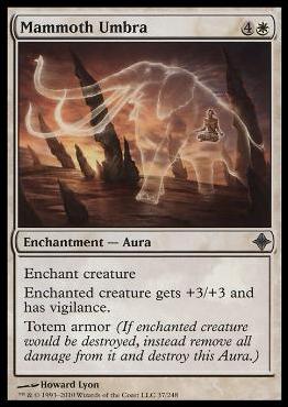 Magic the Gathering: Rise of the Eldrazi (Base Set) card 37 Mammoth Umbra