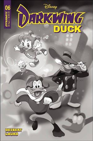 Darkwing Duck (2023) issue 6-G Leirix Li 1:10 B&W Cover