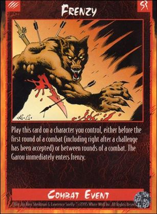 Rage Limited (Base Set) card 94 Frenzy 
