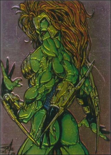 Lady Death All Chromium (Base Set) card 93 Defcon 4