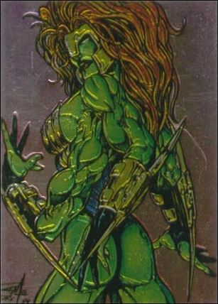 Lady Death All Chromium (Base Set) card 93 Defcon 4
