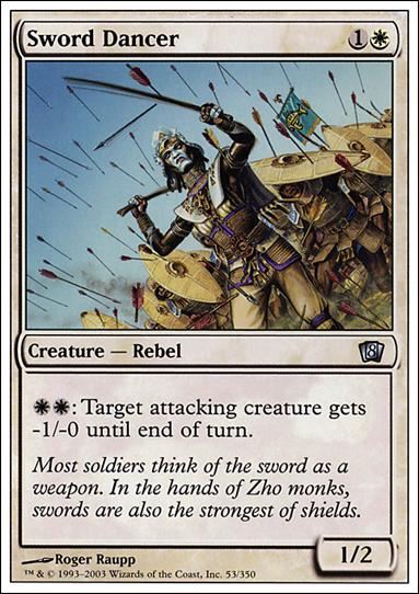 Magic the Gathering: 8th Edition (Base Set) card 53 Sword Dancer