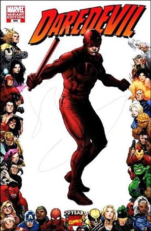 Daredevil (1964) issue 500-C Patrick Zircher 1:10 70th Frame Cover