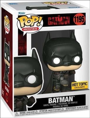 POP! Movies figure 1195 Batman (Battle Damage) Hot Topic Exclusive