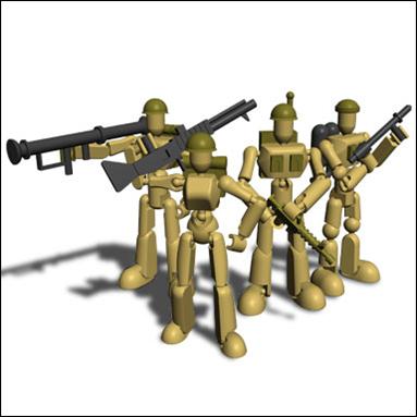 Stikfas Mega Pack figure 1 Mixed Body Types Assault Team