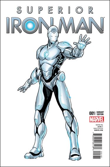 Superior Iron Man issue 1-C Sara Pichelli 1:25 Cover