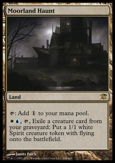 Magic the Gathering: Innistrad (Base Set) card 244 Moorland Haunt