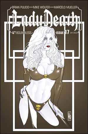 Lady Death (2010) issue 17-D Art Deco Cover