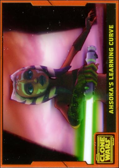 Star Wars: The Clone Wars (Red Animation Cel Subset) card nn Ahsoka's Learning Curve