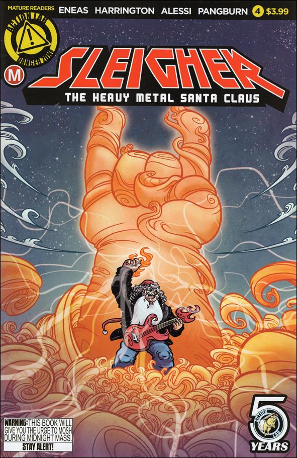 Sleigher:  The Heavy Metal Santa Claus issue 4