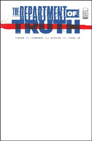 Department of Truth issue 18-B Blank/Sketch Cover