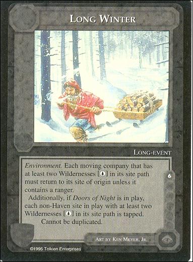 Middle-Earth: The Wizards (Base Set) card 251 Long Winter