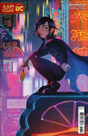 Batgirls issue 18-C Crystal Kung AAPI Heritage Month Cardstock Cover