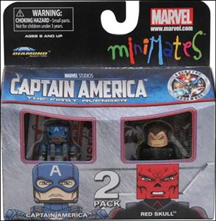 Marvel Minimates figure 115 Captain America and Red Skull