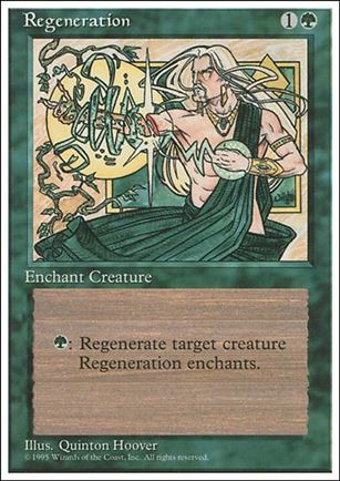 Magic the Gathering: 4th Edition (Base Set) card 268 Regeneration