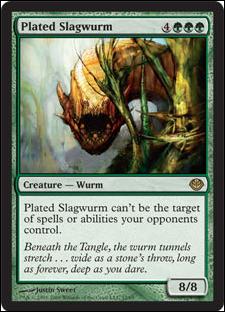 Magic the Gathering: Duel Decks: Garruk vs. Liliana (Base Set) card 12 Plated Slagwurm