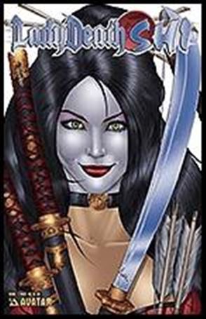 Lady Death/Shi issue 1-L Royal Blue Foil Cover