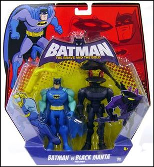 Batman: The Brave and the Bold (2-Packs) figure 2 Batman vs Black Manta