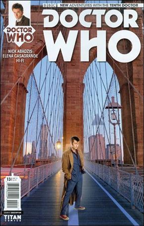 Doctor Who: The Tenth Doctor issue 13-B Subscription Photo Cover