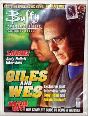 Buffy the Vampire Slayer Magazine issue 22-B Watchers Cover