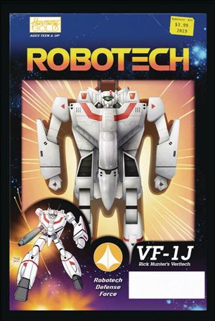 Robotech (2017) issue 24-B Blair Shedd Action Figure Cover