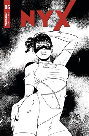 Nyx (2021) issue 6-K Giuseppe Matteoni 1:20 Black & White Cover