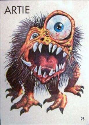 Ugly Stickers (1965) (Base Set) card 25 Artie