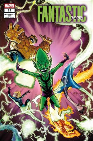 Fantastic Four (2022) issue 32-D Joshua Cassara Impossible Man Pop-Up Cover