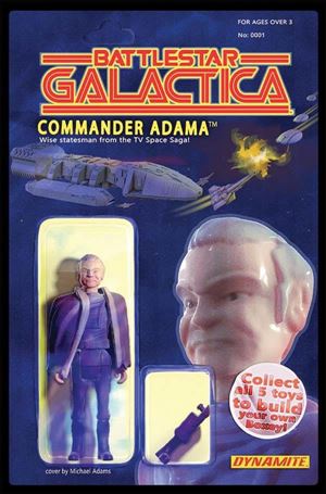 Battlestar Galactica (Classic) (2016) issue 1-D Michael Adams Action Figure Cover