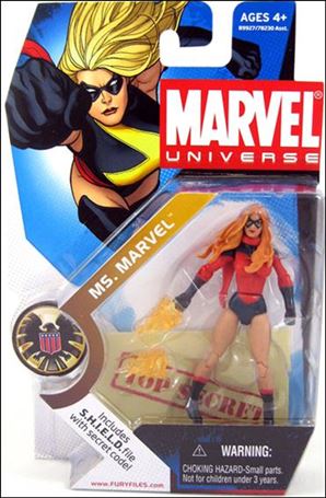 Marvel Universe (Series 1) figure 022-B Ms. Marvel (Dark Avengers)