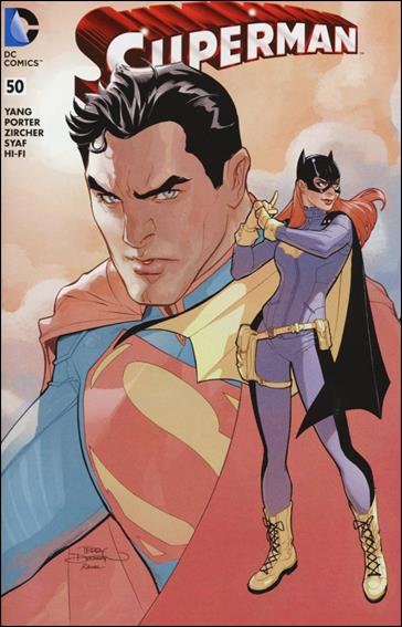 Superman (2011) issue 50-G Terry Dodson Midtown Comics Connecting Cover