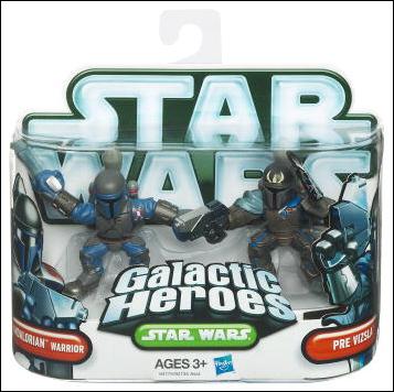 Star Wars: Galactic Heroes figure 96 Mandalorian Warrior and Pre Vizsla
