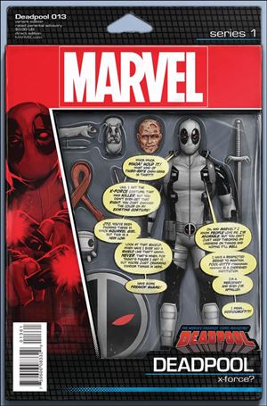 Deadpool (2016) issue 13-H John Tyler Christopher Action Figure Cover