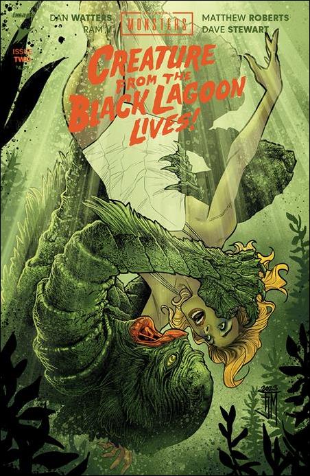 Universal Monsters: Creature From The Black Lagoon Lives! issue 2-B Francis Manapul Cover