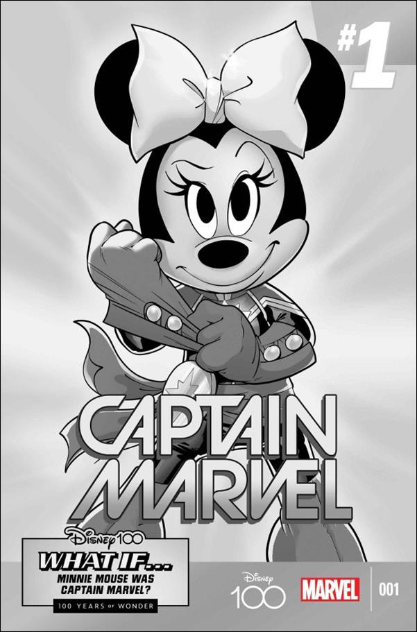 Amazing Spider-Man (2022) issue 29-J Giada Perissinotto 1:100 Disney100 B&W Cover