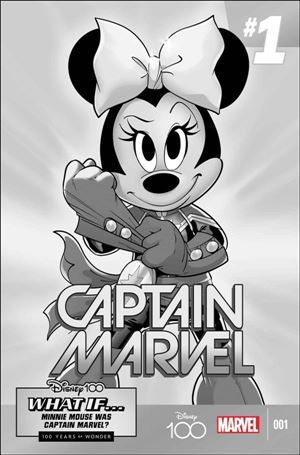 Amazing Spider-Man (2022) issue 29-J Giada Perissinotto 1:100 Disney100 B&W Cover