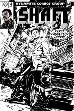 Shaft issue 1-I Sanford Greene 1:20 Black & White Cover